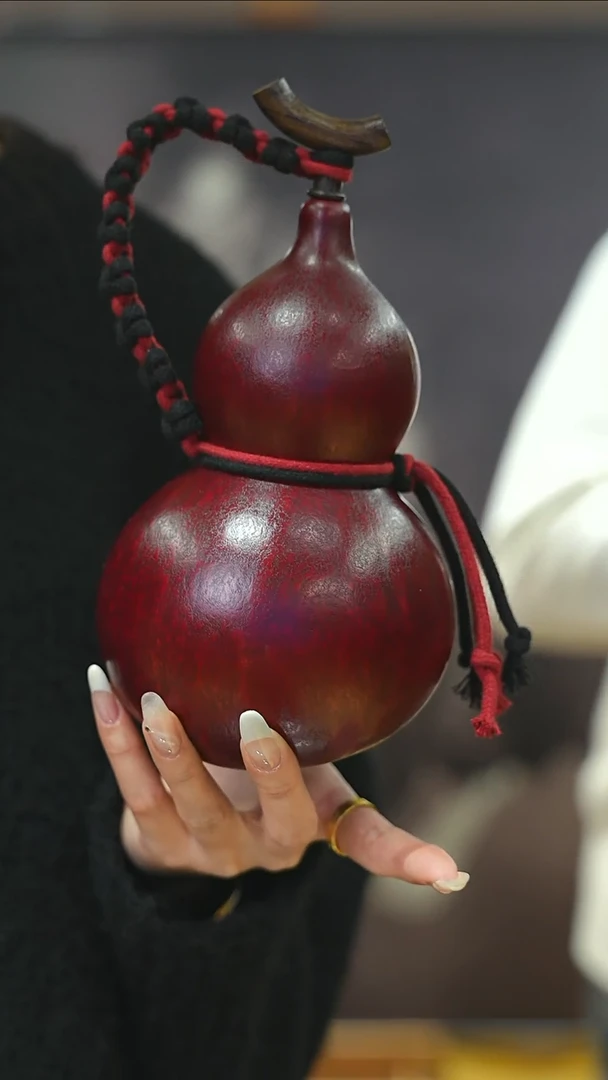 【闪购商品】XM201大漆酒葫芦不包手串及旋转底座