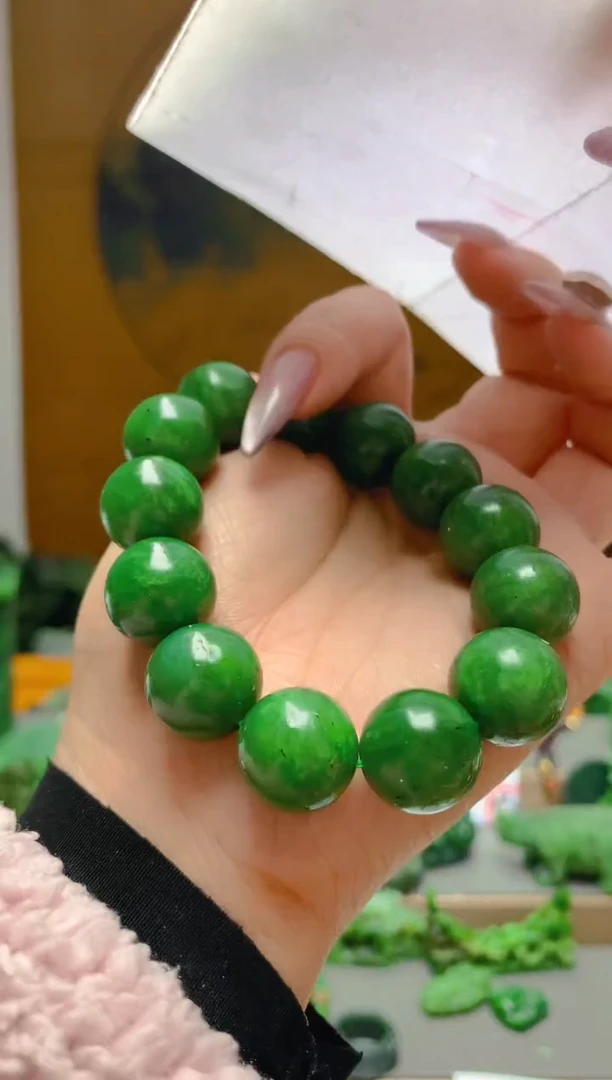 【闪购商品】和田玉（碧玉）手串未镶嵌1