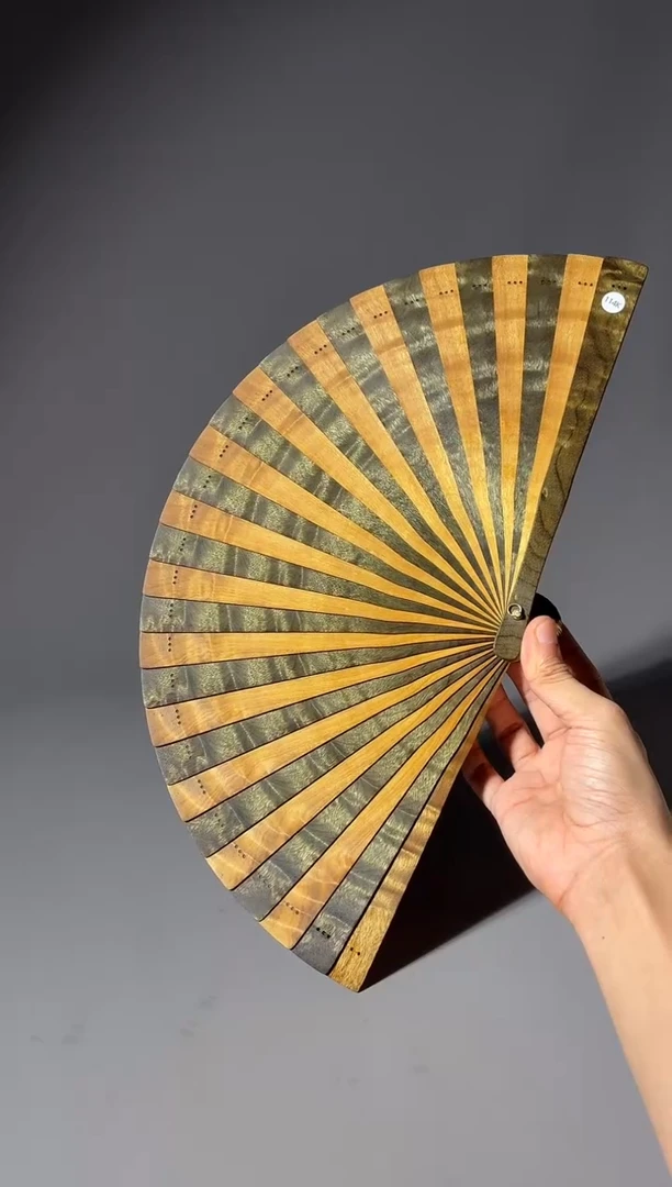 其他楠木（金丝楠）杨***?114号21cm小叶桢楠扇子