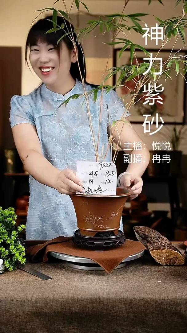 紫砂花盆花卉工艺9322+s