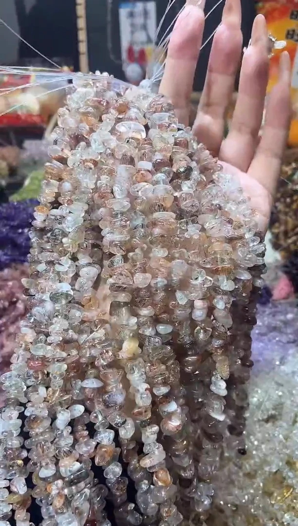 【闪购商品】水晶珠宝半成品未镶嵌黑金超七