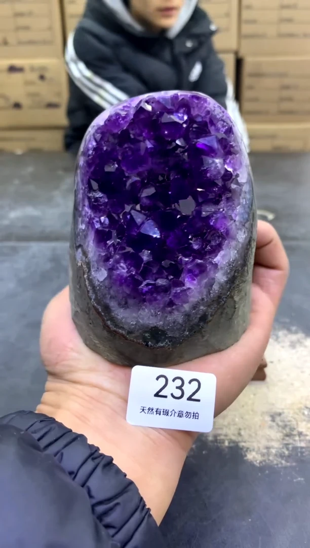 【闪购商品】水晶摆件未镶嵌天然紫水晶摆件232