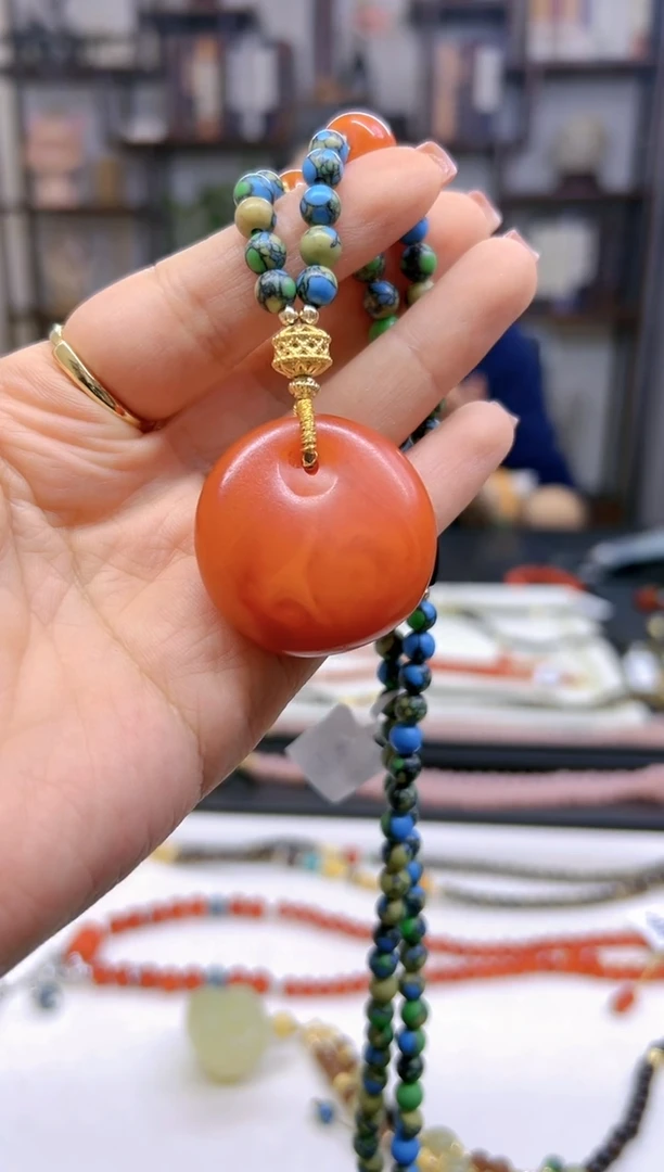 【闪购商品】蜜蜡毛衣链未镶嵌M12