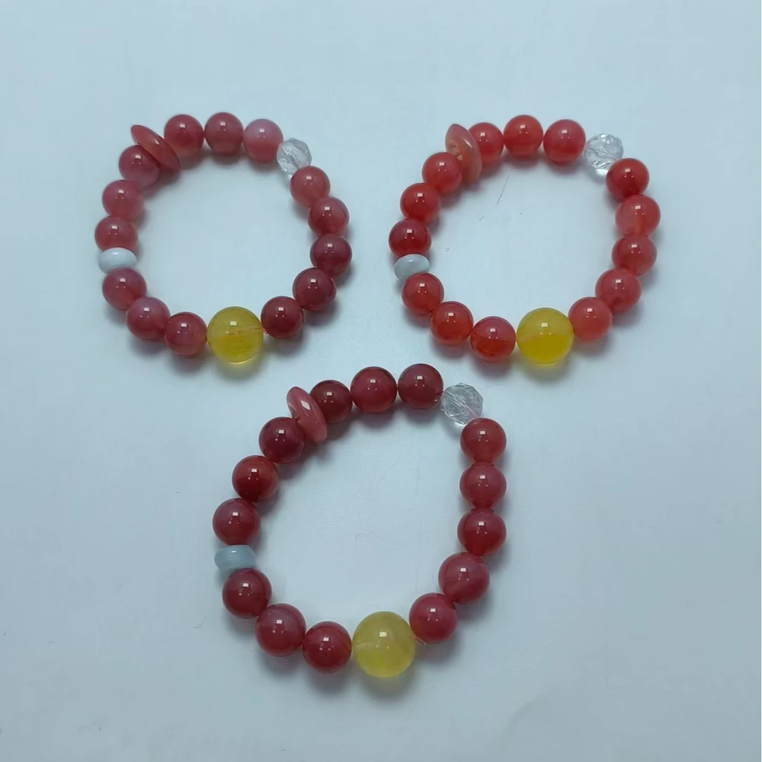 B6575 盐源+萤石白水晶11-手串 多样性发货其一 气质 | 时尚 百搭