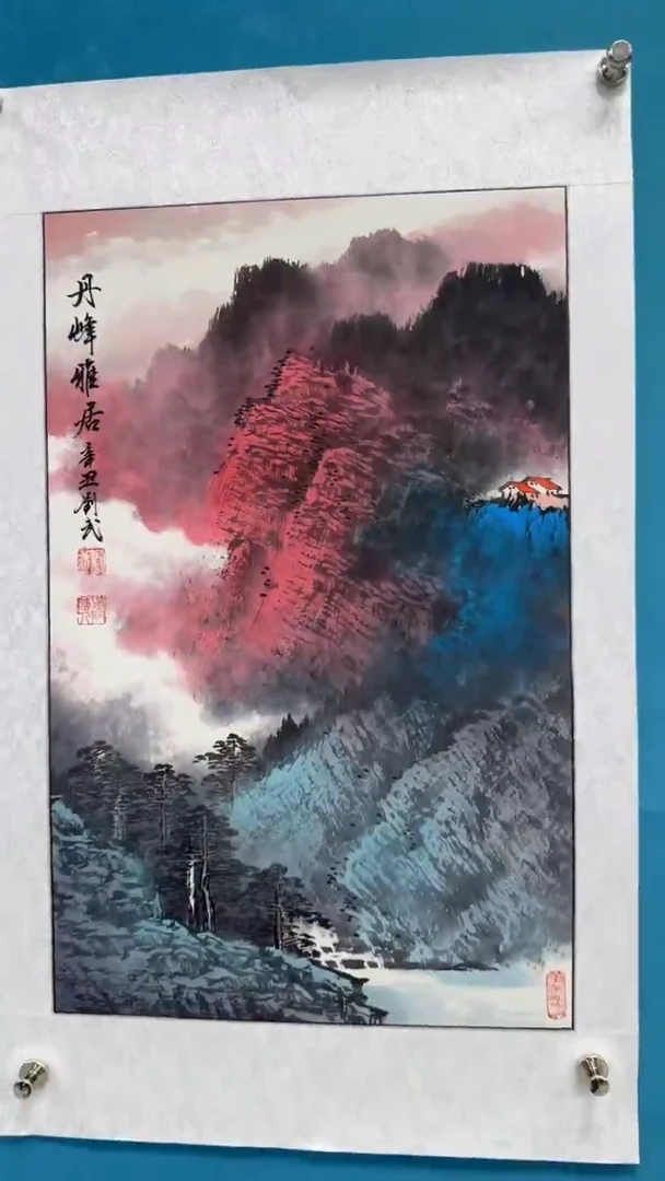 国画启辰艺术刘武手绘-国画6