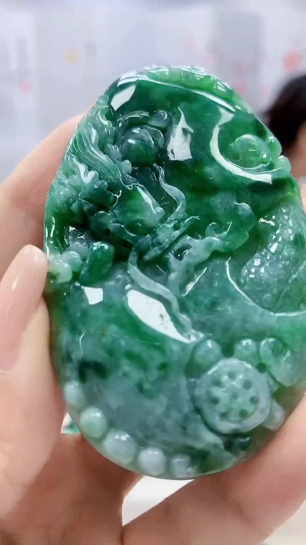 定制翡翠未镶嵌4852xx-毛货挂件171