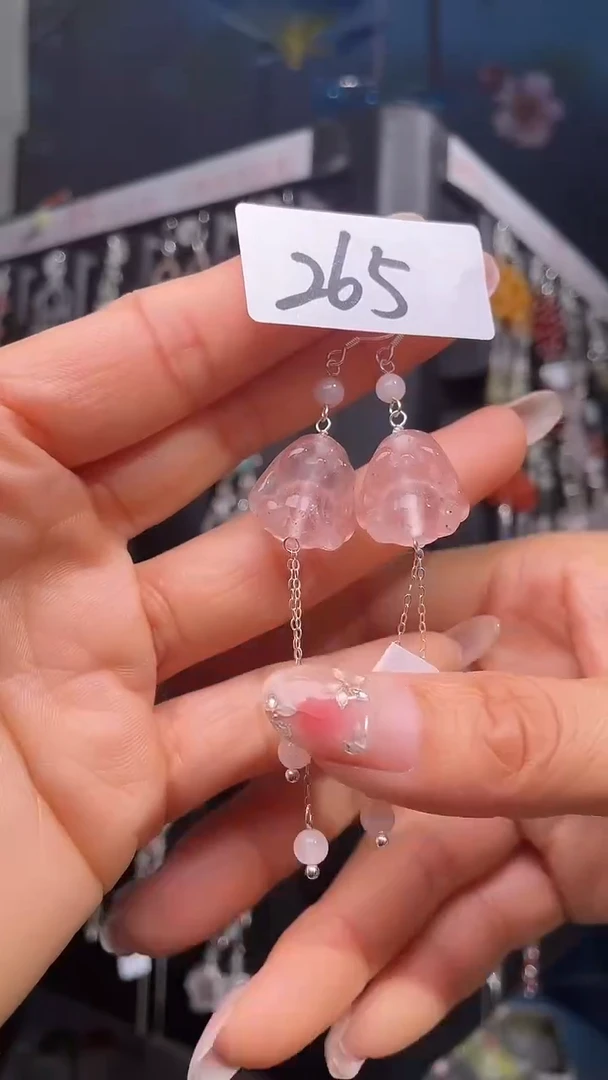 银S925镶嵌耳饰紫晶喜欢拍