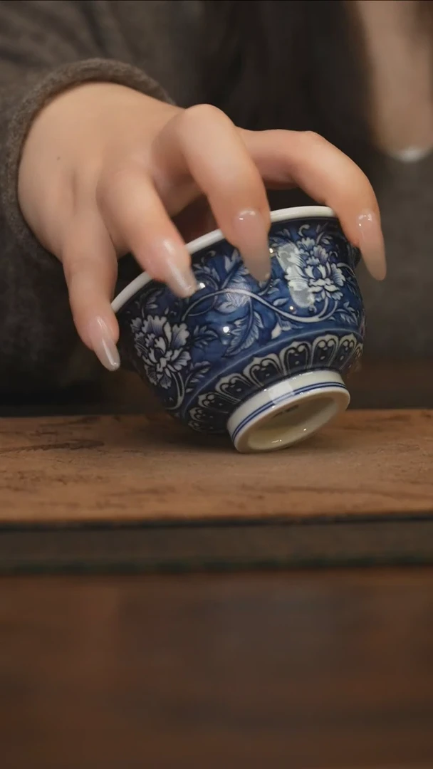 杯柴窑青花破价福利