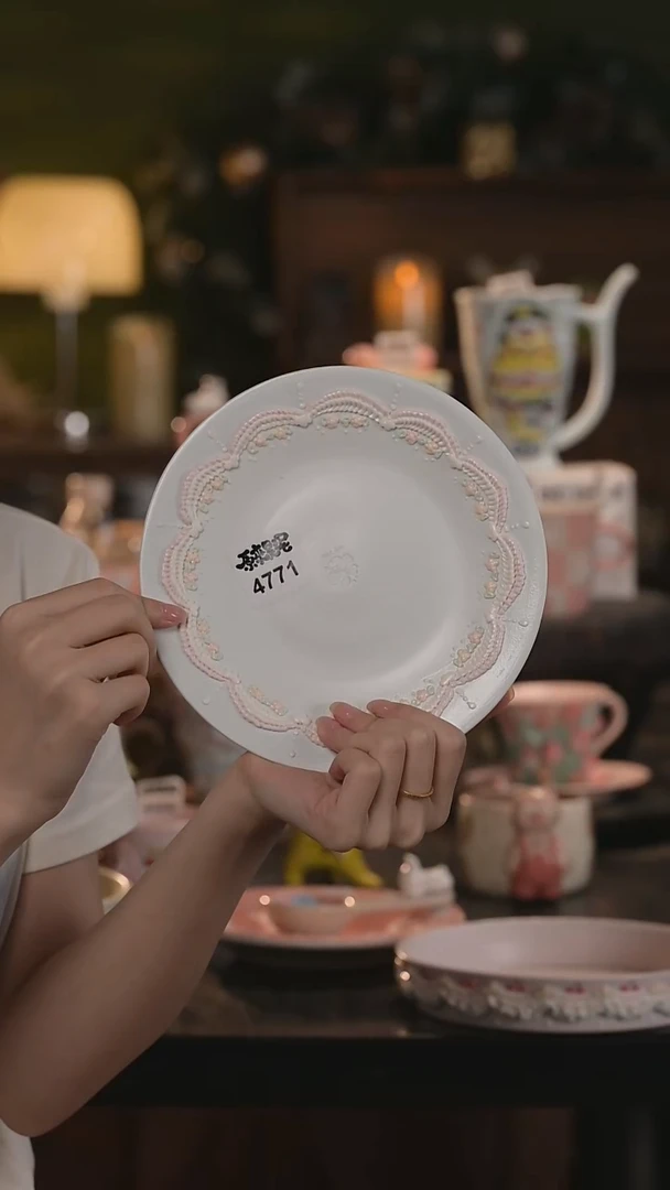 瓷片ପ**ଓ景德镇原创手作4771