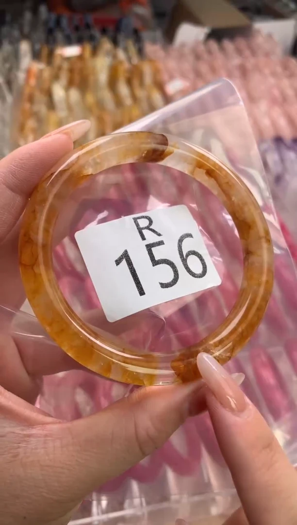 水晶珠宝半成品未镶嵌水晶手镯156-60