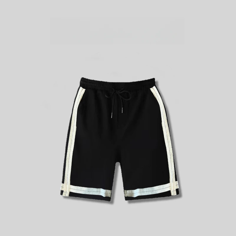 男士休闲织带短裤