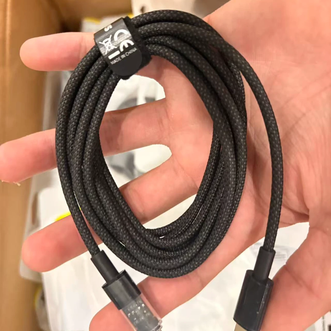 准新品 Baseus/倍思 透明cd系列 数据线 typectoIP 20w 2m 黑色