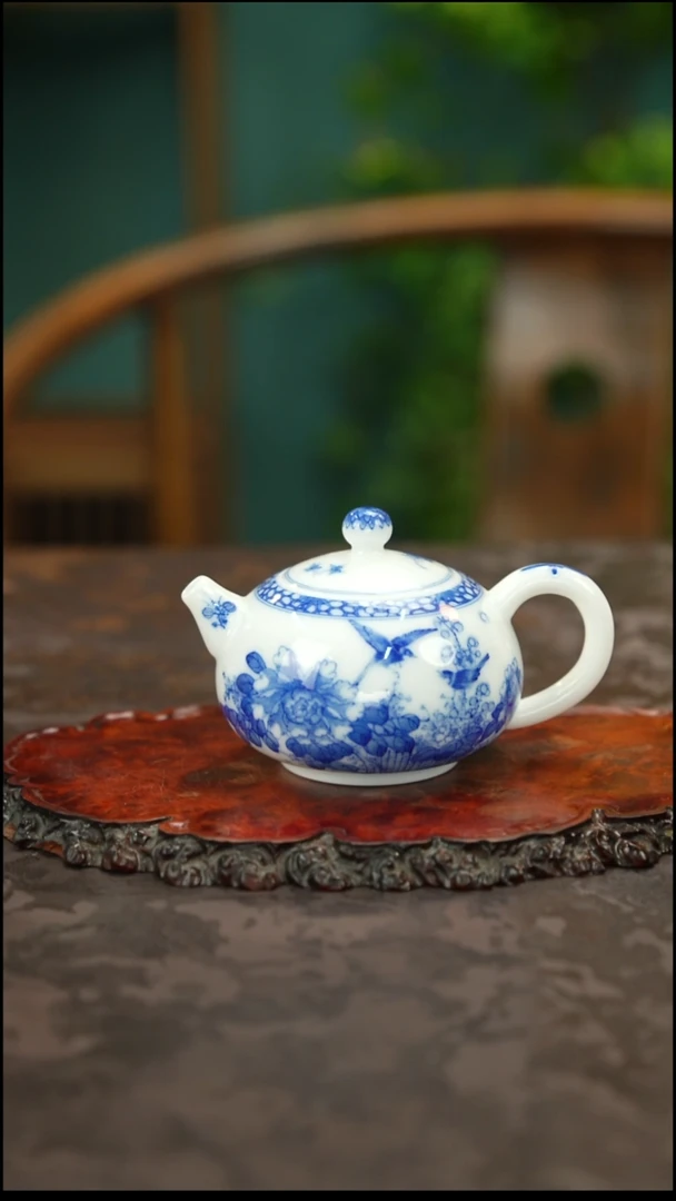 画堂春邵辉平老师花鸟壶