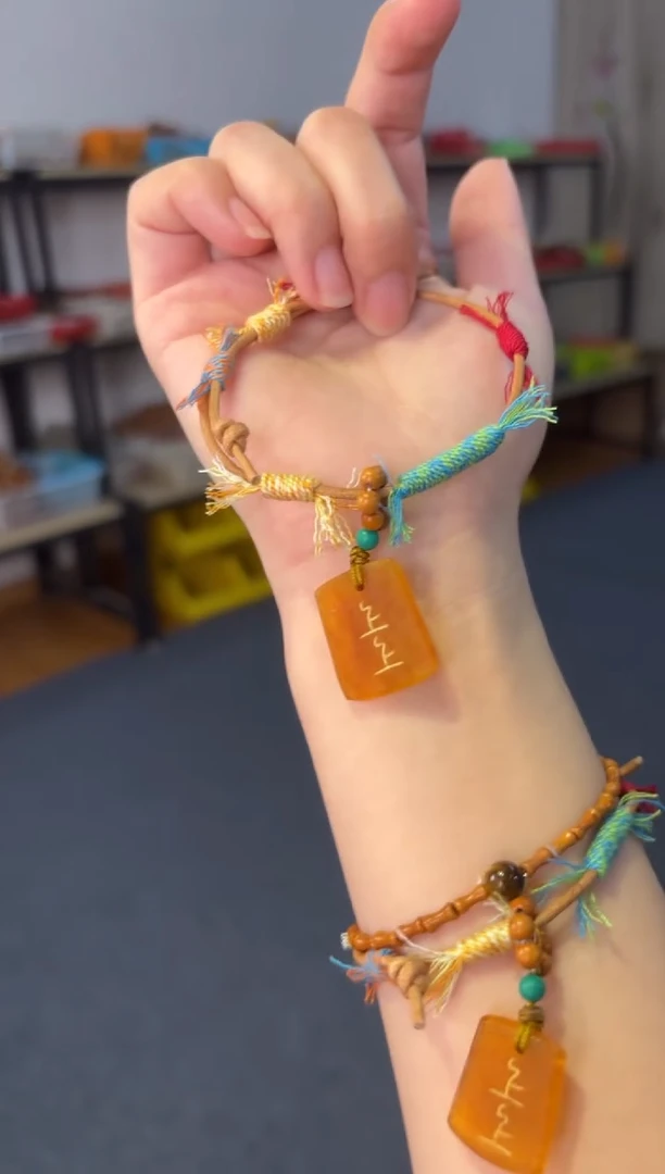 手链蜜蜡未镶嵌蜜蜡上上签手编绳