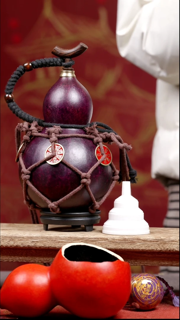 667号纯手工制作天然大漆真葫芦【不包全品介意慎拍】