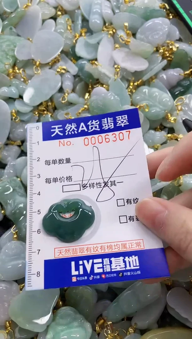 颈饰未镶嵌翡翠天然A货翡翠