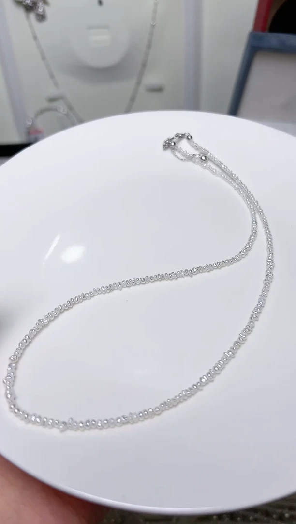 【闪购商品】海水珍珠颈饰银S925镶嵌121