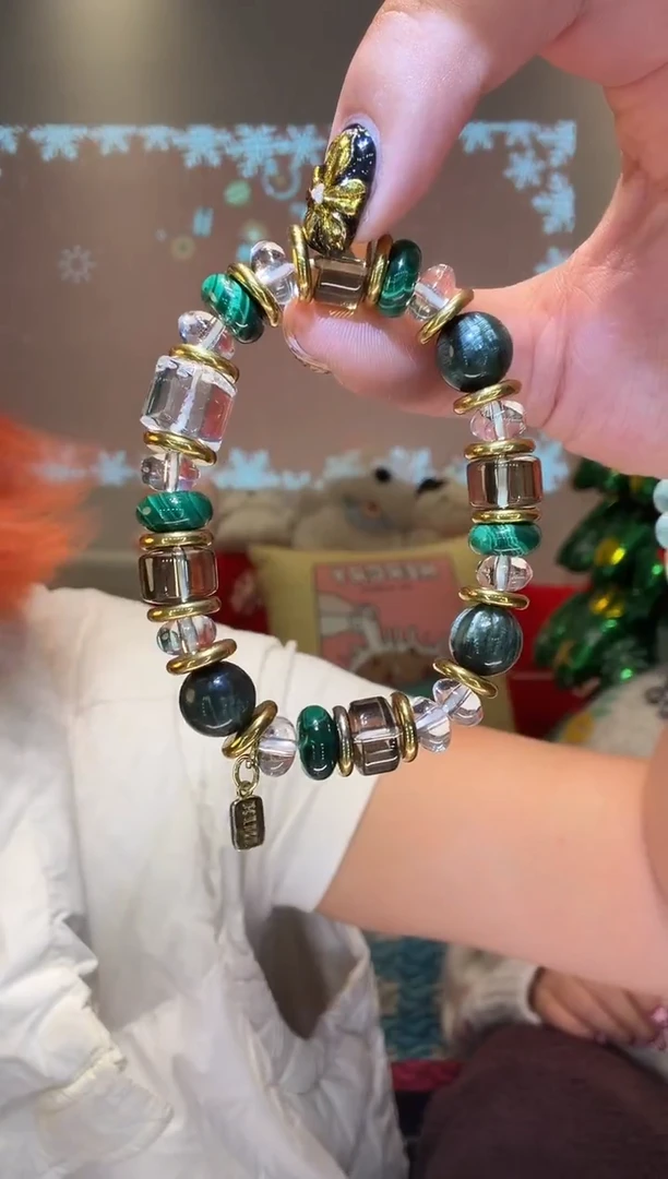 未镶嵌手链水晶黑糖kiki