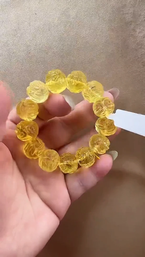 未镶嵌琥珀手串手串