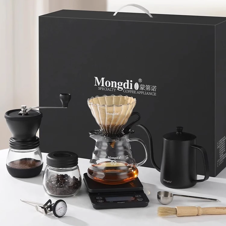Mongdio手冲咖啡壶套装礼盒生日礼物女男礼品乔迁搬家新婚伴手礼