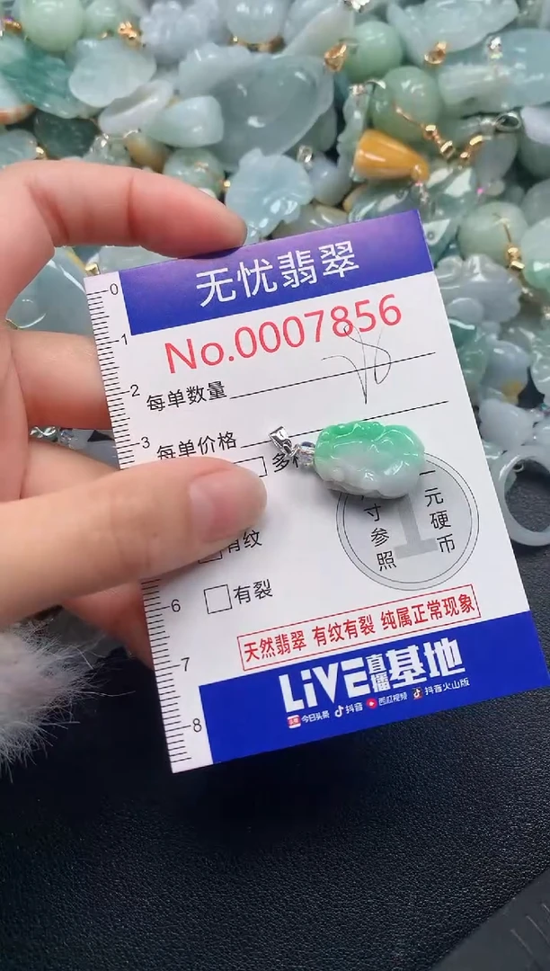 吊坠(不含链)未镶嵌翡翠7856