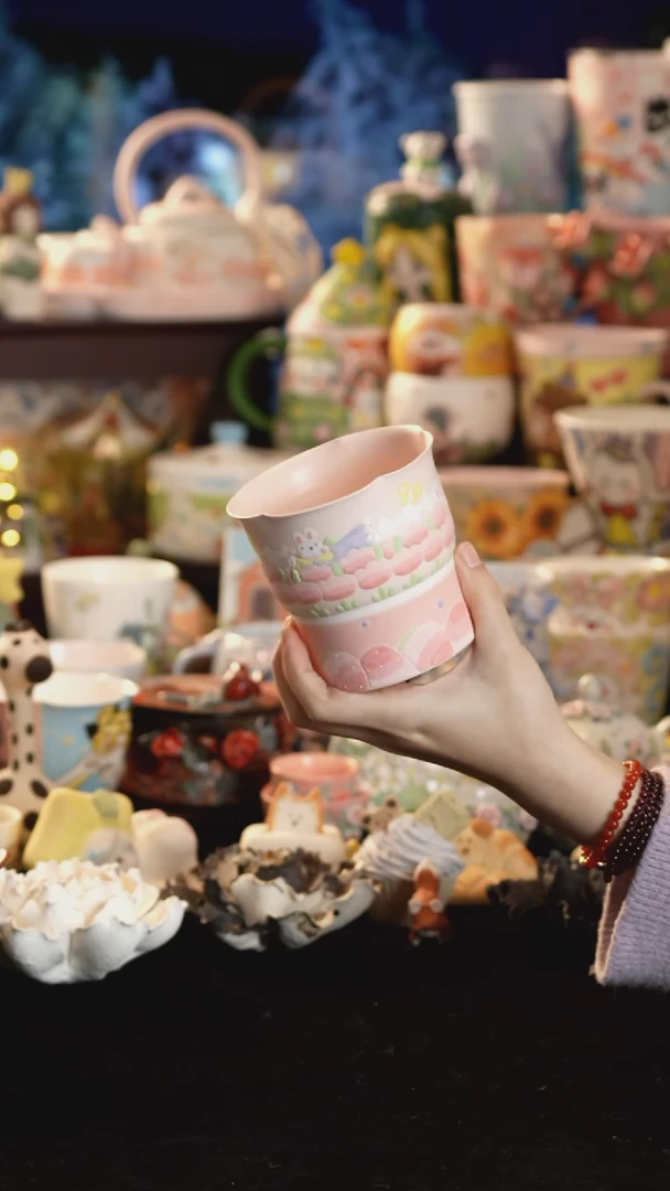 其他陶景德镇釉下彩手绘设计师款陶瓷