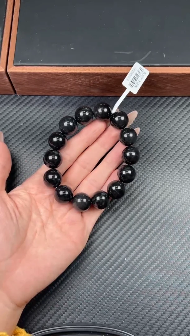 未镶嵌手串和田玉若羌微色差卡16