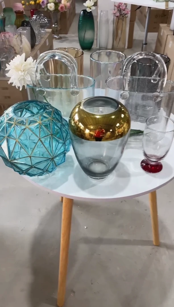 【闪购商品】无铅玻璃烟灰金边