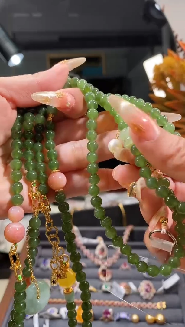 毛衣链未镶嵌和田玉天然和田玉毛衣链