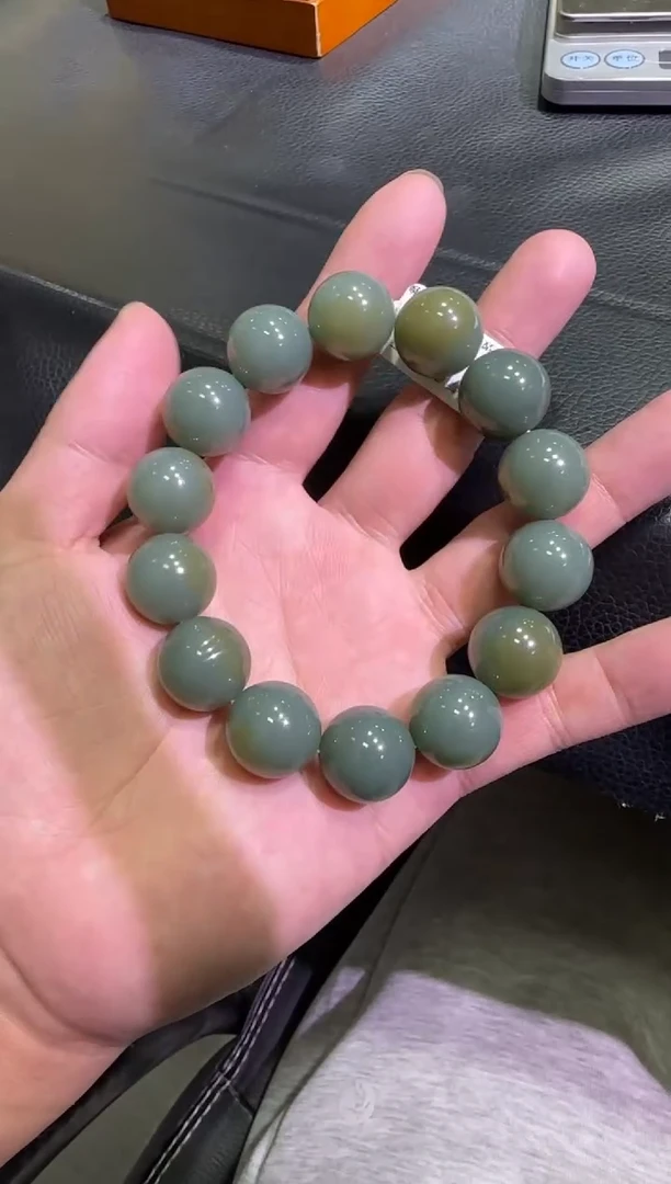 未镶嵌手串和田玉且末蓝手串（产地直发）