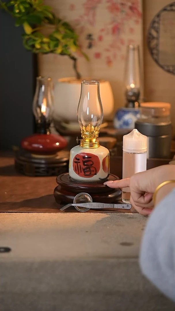 景德镇陶瓷香薰灯摆件