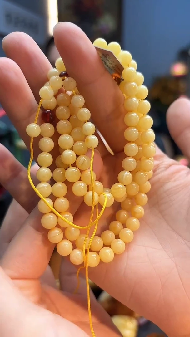 手链琥珀未镶嵌手串多圈