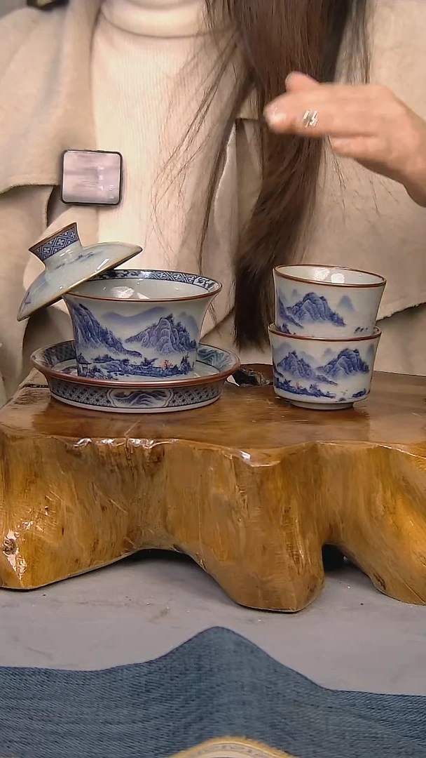 【闪购商品】简装家用款3件套 陶瓷家用茶具系列