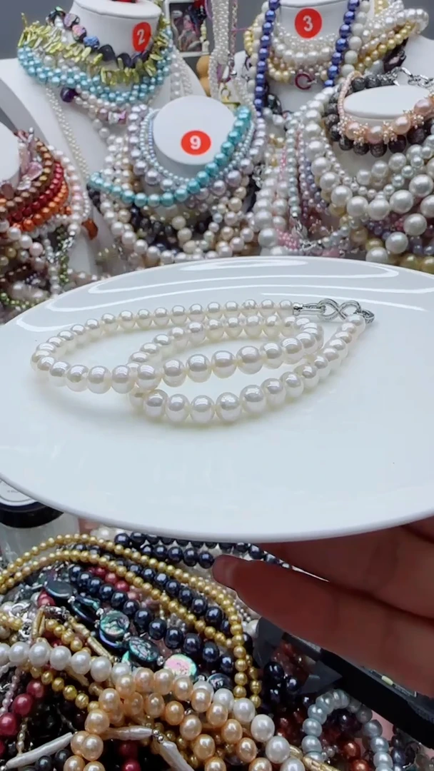 淡水珍珠未镶嵌颈饰1