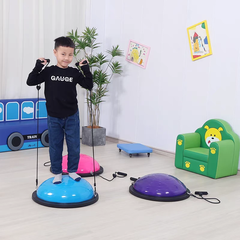 儿童感统训练器材波速球家用瑜伽半圆平衡球幼儿园体适能运动教具
