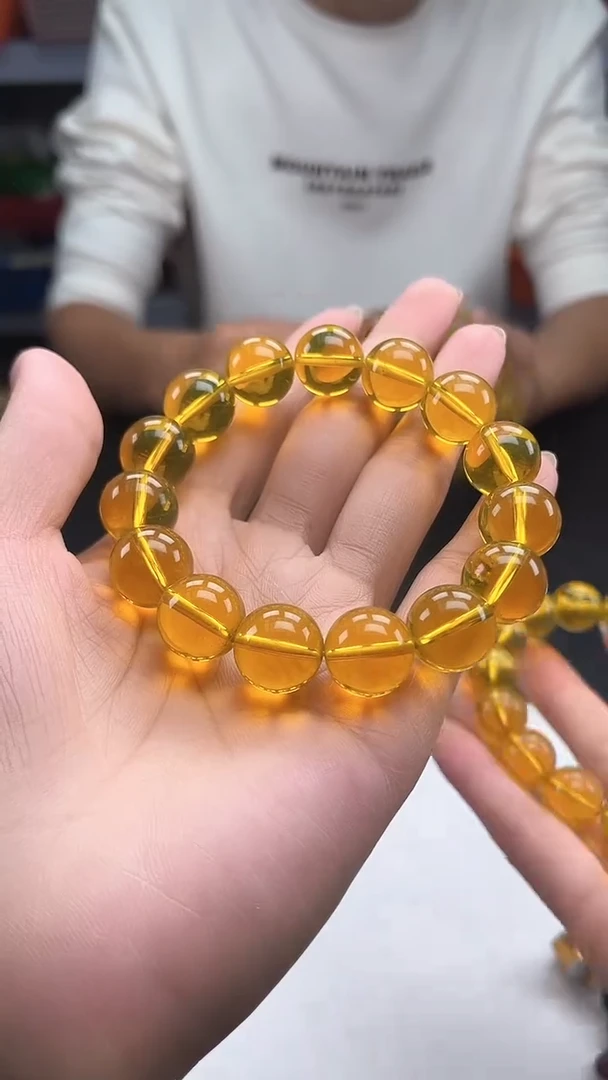 未镶嵌手串石英质玉手串