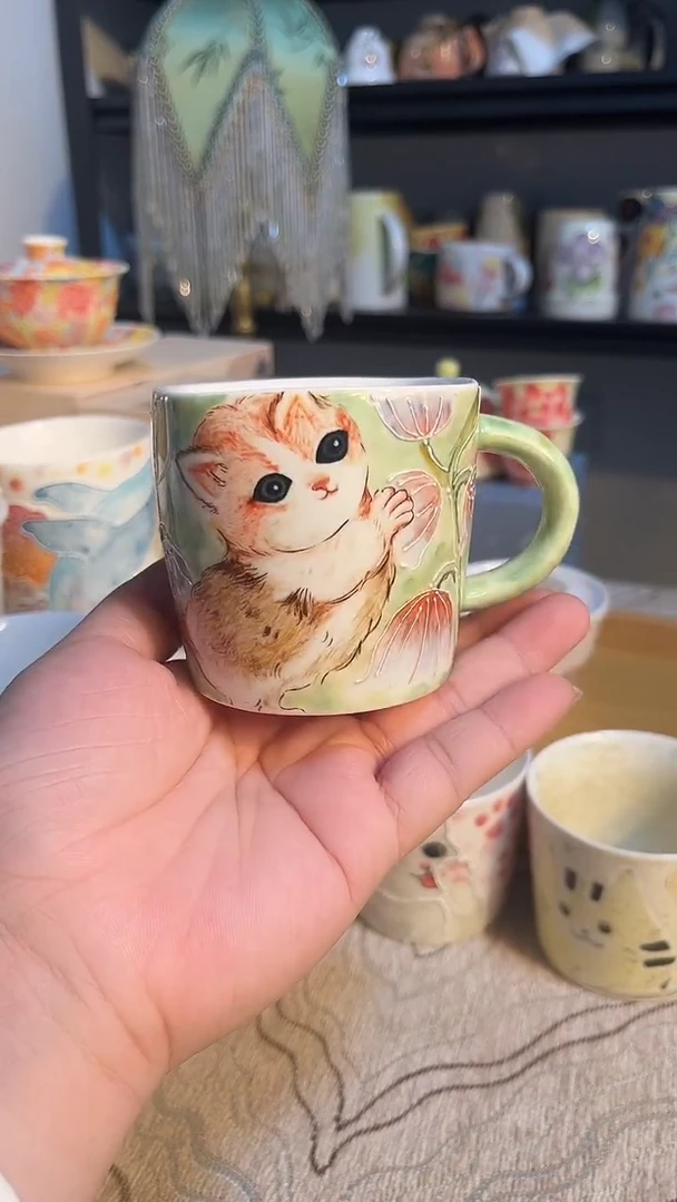 陶瓷便携款小猫咪