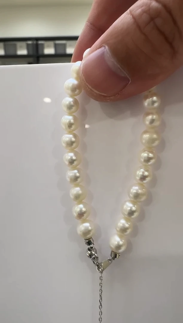 淡水珍珠手链未镶嵌7-8mm
