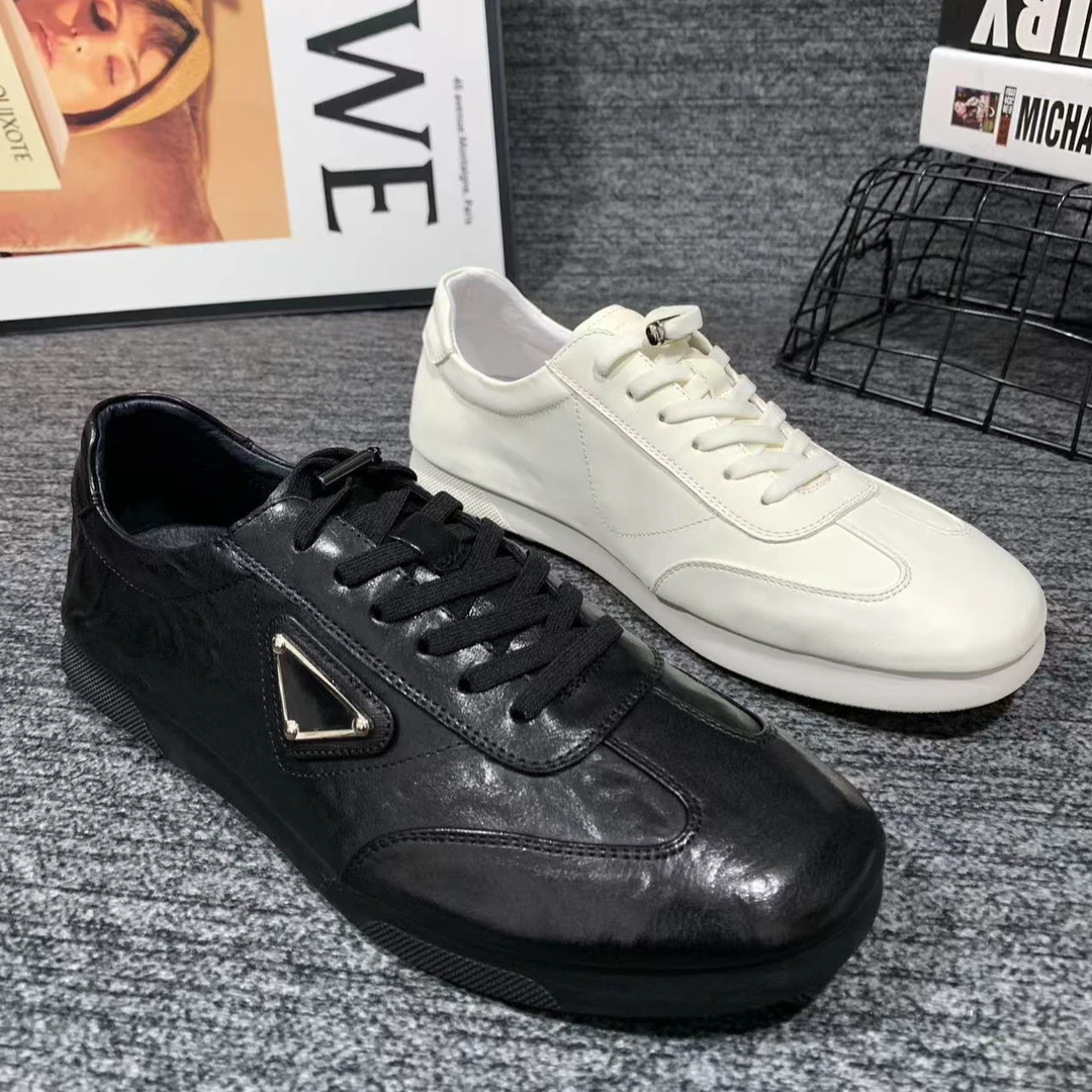 D3905【单鞋】新款男士真皮时尚百搭潮流休闲男鞋