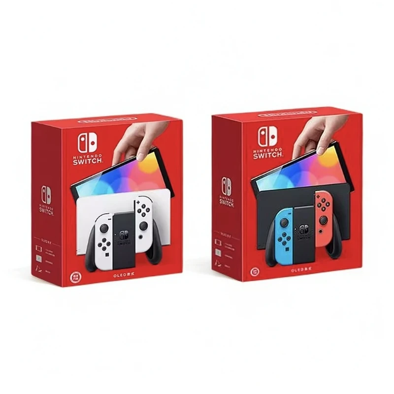 switch oled日版白色红蓝NS新款家用游戏掌机