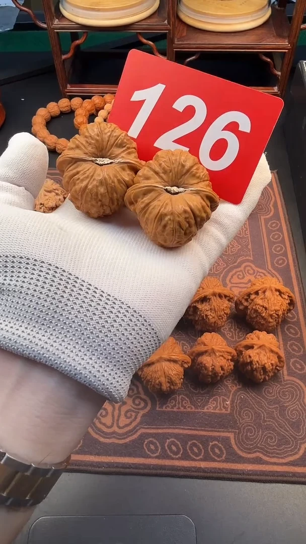 把件文玩核桃47南瓜墩