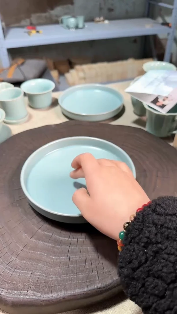 【闪购商品】16cm壶承微瑕简包张海英-羊