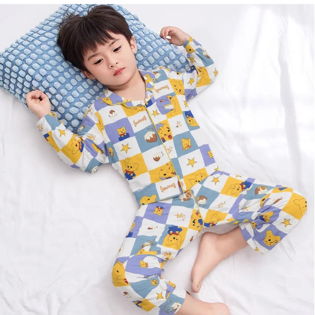 0447高端专享秋季家居服套装格子熊(仓库家居专场)