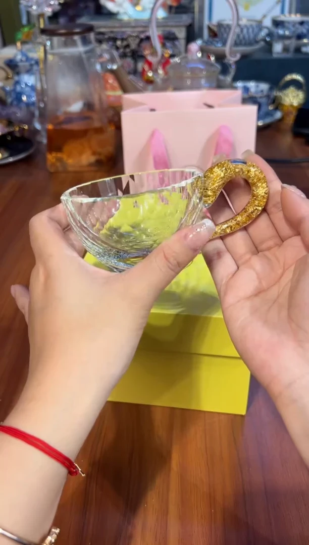 81玺宴金箔平底咖啡杯