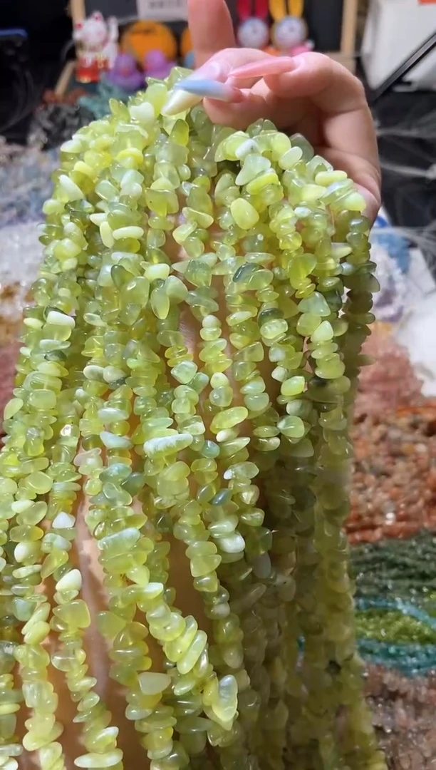 水晶珠宝半成品未镶嵌青提