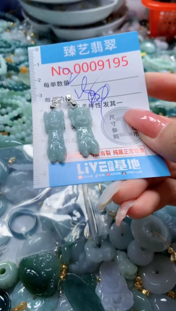 翡翠未镶嵌吊坠(不含链)9195