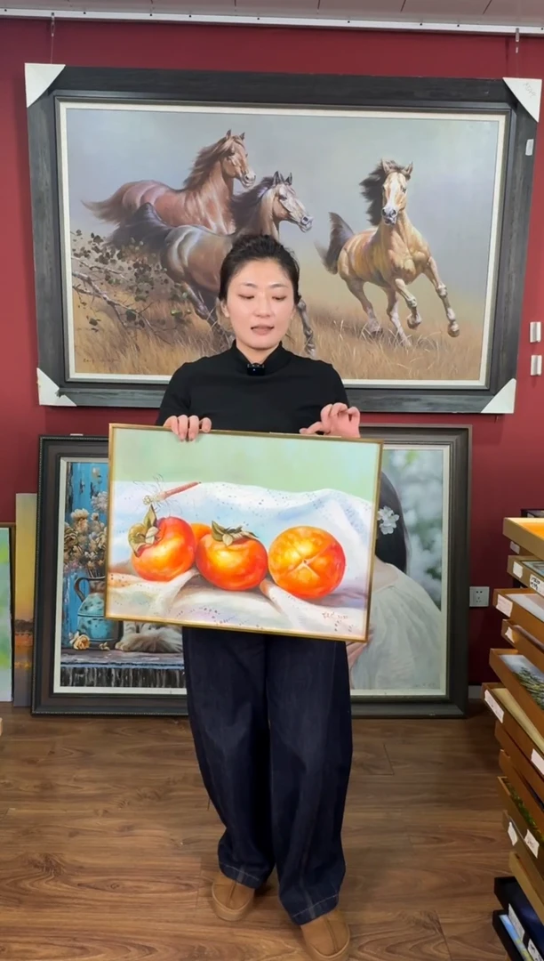 油画【290号】约53*35cm丨朝鲜原创纯手绘孤品油画丨顺丰包邮