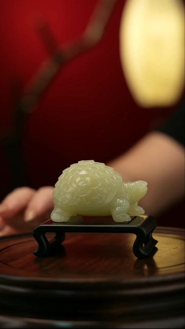 玉【金钱龟】天然玉石摆件