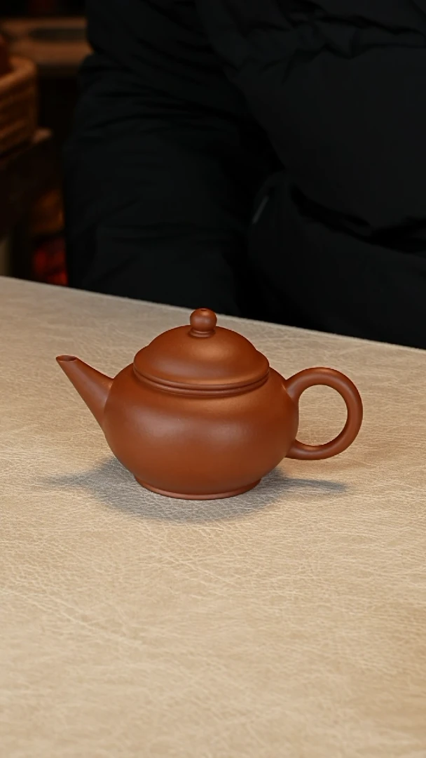 【闪购商品】紫砂茶壶水平 生砂朱泥 130cc