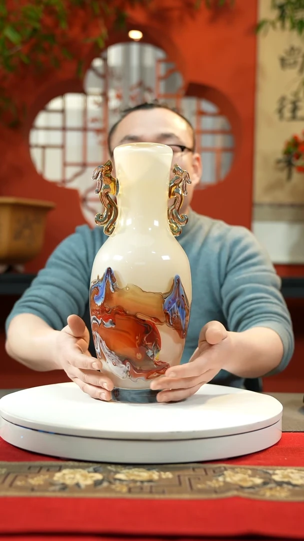 【闪购商品】琉璃手工艺品花瓶